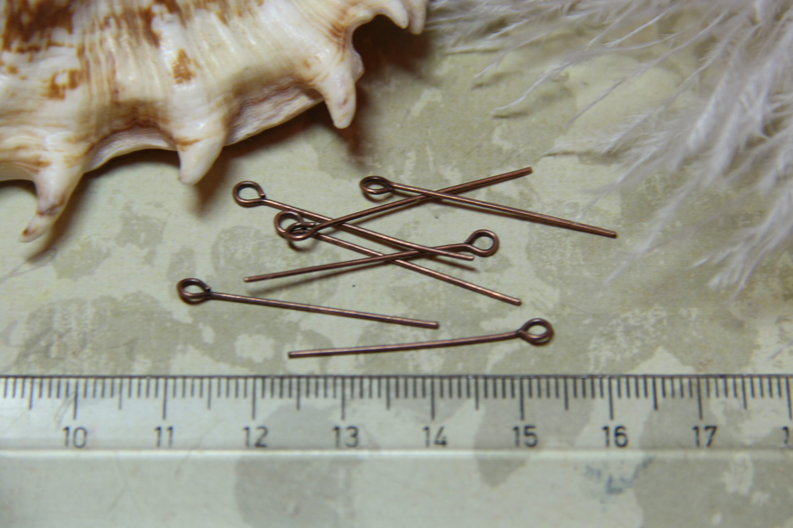 Пин с петелькой Медь, 30 мм 1 Пин с петелькой Медь, 30 мм